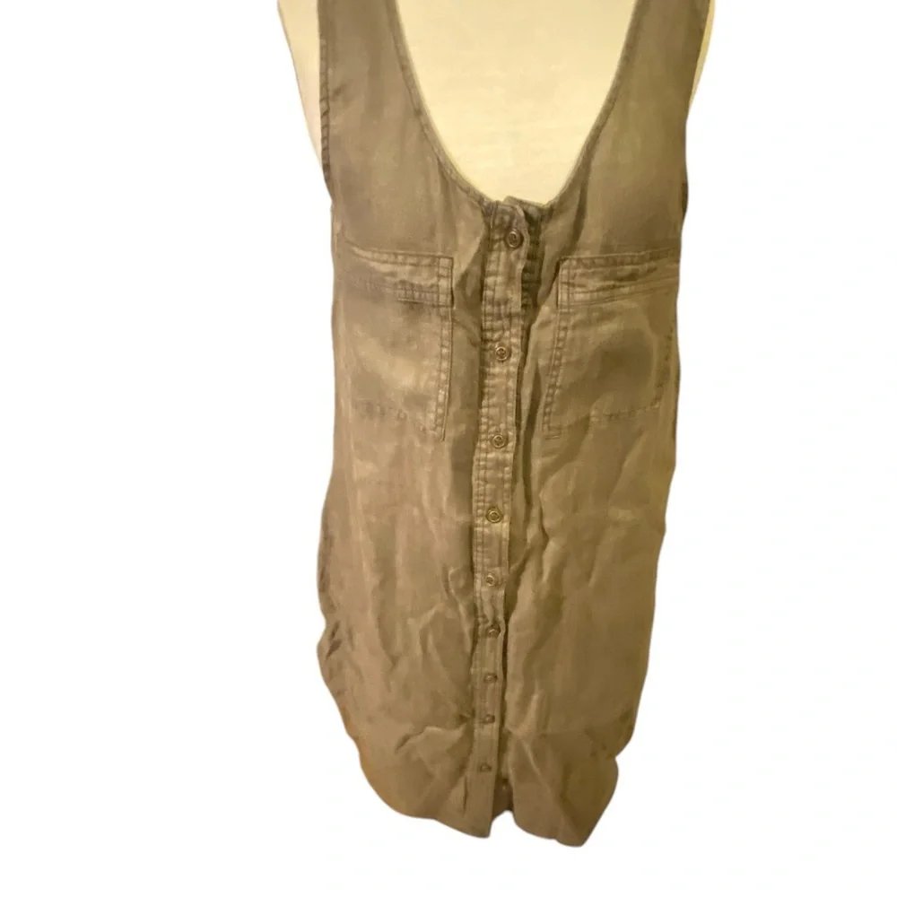 Nicole miller new york 100% Linen utility sheath mini size medium - Picture 5 of 8